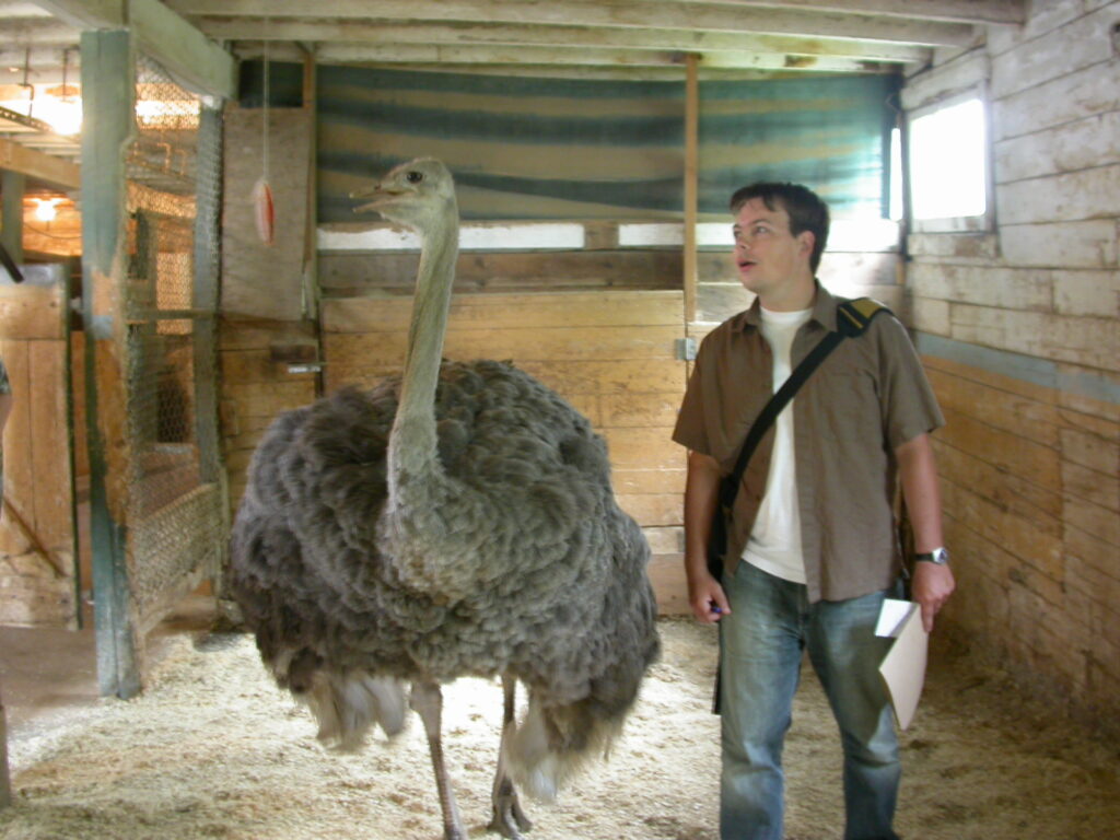 À la ferme Nidotruche en 2004